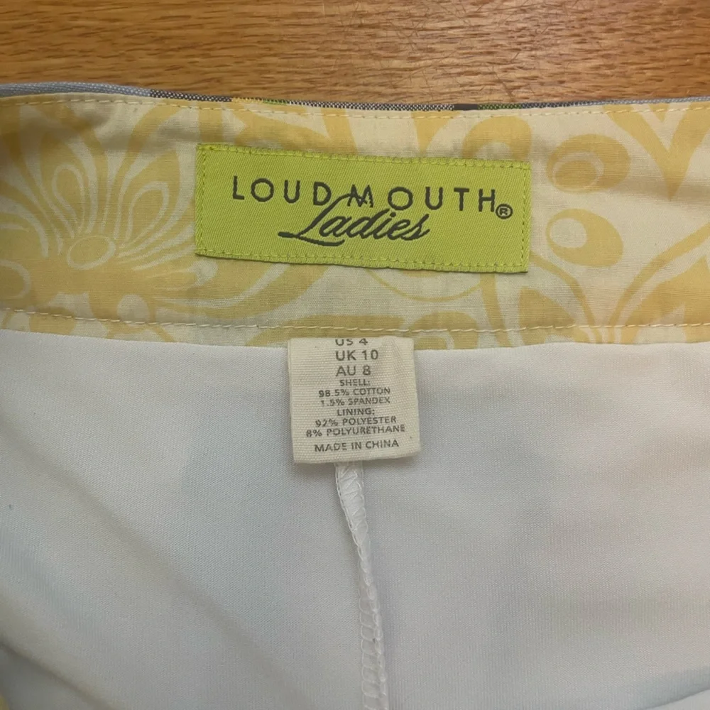 Loud mouth ladies plaid golf skort - Picture 4 of 5